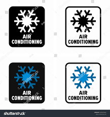 Air Conditioning Cooling System Information Sign Stock Vector Royalty Free 1535018564
