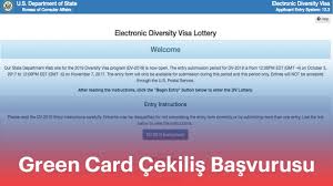 Abd yeşil kart çekilişi için geç kalmayın. Green Card Cekilis Basvurusu Youtube