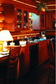Installing Cabinetry On Log Walls In 2020 Log Wall Log Home Interior Cabinetry