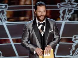 Since then, mcconaughey has received various awards and nominations, including an academy award, a golden globe, a screen actors guild award, two critics' choice awards, a mtv movie award and a people's choice. Matthew Mcconaughey Oscars 2015 Ceremony Alexandre Desplat Eddie Redmayne Classic Fm
