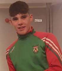Declan Waters and Richard Kinkead being presented with a plaque for hosting  the Munster V Ulster interpro. FAI youth match in Pike Rovers Club