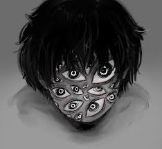 First off the scar is on his left eye. Dark Creepy Anime Eyes Novocom Top