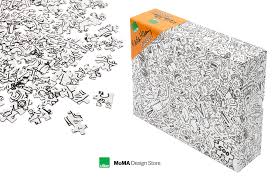 This keith haring chair is a fun representation of the iconic pop artist: Keith Haring Jigsaw Puzzle From Moma Design Store Toy Tales