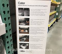 kohler cater stainless steel sink kit