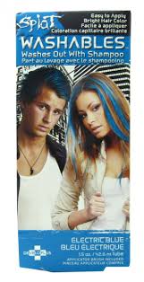 Electric Blue Washout Dye By Splat Hair Color Electric Blue Hair Hair Color Splat Hair Dye