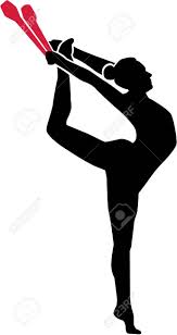 Faster and stronger in the 1800s, rhythmic gymnastics operated under the guise of group gymnastics, and included a trace of elementary choreography. Woman Doing Rhythmic Gymnastics With Clubs Royalty Free Cliparts Vectors And Stock Illustration Image 49615586