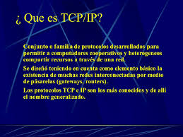 El modelo tcp/ip es un protocolo que surgió dentro del marco de un proyecto de defensa estadounidense denominado como darpa en 1969. Fundamentos De Tcp Ip Ppt Video Online Descargar