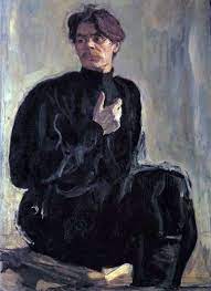 Современным течениям импрессионизму и модерну сумел придать. Portret A M Gorkogo Valentin Serov Serov Valentin