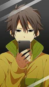 Look I Got Anime In My Mobile Phone Gambar Kaca