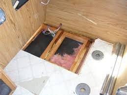 How To Replace Rotted Wood Flooring In A Travel Trailer Camper Flooring Camper Repair Travel Trailer
