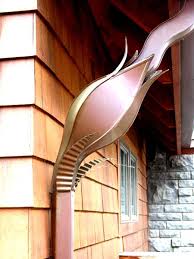 Http Www Mobilehomerepairtips Com Howtoinstallguttersonamobilehome Php Has Some Info On The Types Of Gutters And D Decorative Downspouts Downspout Rain Chain