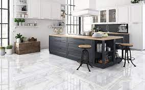 This modular kitchen is the result of fearless interior design. Marble Tiles Very Interesting Facts About Marble Tiles
