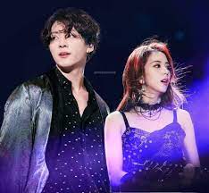 Bts jungkook standing before blackpink jisoo's poster holding dalgom what is he doing there?? 250 Best Jisoo And Jungkook Ideas Jungkook Blackpink Couples