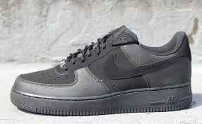 Black Air Force 1 Low Top Nike Air Force 1 Low Black Nubuck Nike Air Force Nike Tubular Shoes