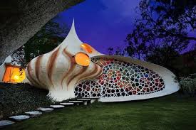 Nautilus Maison Coquillage Par Arquitectura Organica Journal Du Design Maisons Etranges Maisons Insolites Batiments Insolites