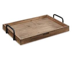 Magnolia Home Rectangular Wood Tray With Metal Handle 49 Magnolia Homes Breakfast Tray Tray