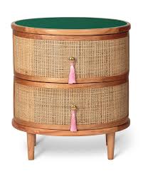 It's the place you leave the book you are reading, where you our bedside drawers also have different patterns on them such as a chevron pattern embellished with gold round handles, ivory lacquered pattern with bespoke timber handles, and more. Kinship Rattan Bedside Table Oliver Bonas