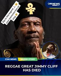 You Can Get It If You Really Want' reggae great Jimmy Cliff has died....