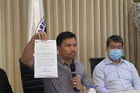 Rest assured that pdp laban will stand by its principle fairness we cannot say may matatanggal, aniya pa. Not Legitimate Pacquiao Says Of Pdp Laban Members Push For Duterte Vice Presidential Bid Abs Cbn News