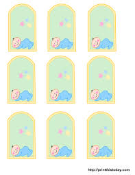 Your baby shower guests go through their purses and they get points for certain items on the list. Free Printable Baby Girl Boy Baby Shower Favor Tags