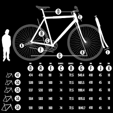 Fixie Frame Size Guide Road Bike Frames Single Speed Road