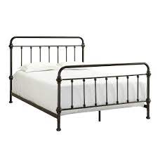 homesullivan calabria antique brown queen bed frame 40e411b221w 3a bed the home depot full bed frame metal beds queen bed frame