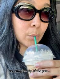 In my pumpkin season era 🍁🍂 It's the little things in life so let me be.  This makes my little soul happy 🤭🥰 @starbucks Pumpkin Spice Iced Latte  #pumpkinseason #ilovefall #autumn #justforfun #