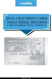 Instant Approval Credit Cards That Issue Card Number In 2020 Instant Approval Credit Cards Credit Card Best Money Saving Tips