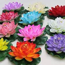 How to make silk flowers float in water. Artificial Flower Artificial Decoration Plastic Flower Floating Lotus Manufacturer From Noida