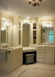Split Vanity Off Centered Sinks Home Dream Bathrooms His And Hers Sinks