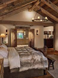 Breathtaking Rustic Ranch House Tucked Into The Beartooth Mountains Farmhouse Style Master Bedroom Rustic Master Bedroom Design Rustic Master Bedroom