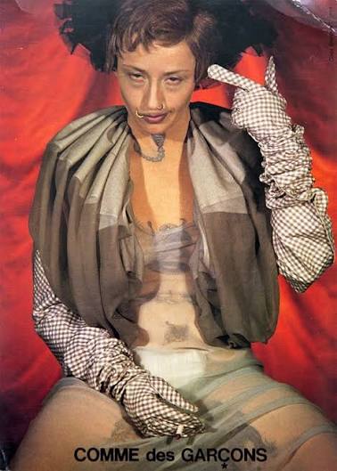Work by Cindy Sherman x Comme des Garcons