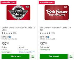Sam's club sweet frog gift cards. Expired Sam S Club Save 25 On Select Gift Cards Ruby Tuesday Bob Evans Krispy Kreme Steak N Shake More Gc Galore