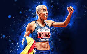 Yulimar rojas of venezuela had high hopes coming into these games. Herunterladen Hintergrundbild Yulimar Rojas 4k Blaue Neonlichter Venezolanischer Leichtathlet Venezuela Nationalmannschaft Athlet Yulimar Rojas Mit Flagge Leichtathletik Yulimar Rojas 4k Fur Desktop Kostenlos Hintergrundbilder Fur Ihren