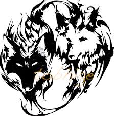 You should always remember that tattoo is made for the whole rest of your life and its meaning will be always fallowing you. Ying Yang Wolf Tattoo By Tobhige On Deviantart