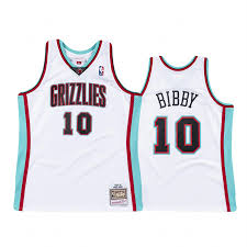Honor your memphis grizzlies with an authentic jersey that features quality lettering, team colors and a breathable fit. Mike Bibby 10 White Jersey Memphis Grizzlies Hardwood Classics Throwback Jersey