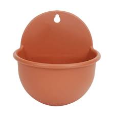 Shop a wide selection of tall outdoor round planters in a variety of colors, materials and styles to fit your home. Yardwe Hanging Flower Planter Pots Plant Pot Flowerpot Half Round Shape Wall Mounted Resin Indoor Outdoor Flowerpots Removable Vase Home Garden Decor Buy Online In Bosnia And Herzegovina At Bosnia Desertcart Com Productid