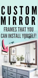 Product catalog hundreds of picture frames custom cut or mouldings in lengths mat board foam board acrylic hardware tools equipment and more. 75 Best Diy Mirror Frame Kits Ideas In 2021 Mirror Frame Kits Diy Mirror Mirror Frames