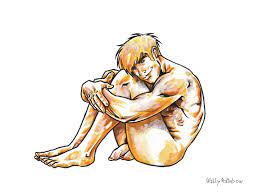 Nude Male Boy Gay Art Body Blond Smile N, Painting by Wally Rainbow |  Artmajeur