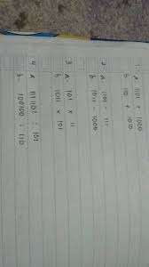 Postingan ini membahas contoh soal operasi hitung bilangan pecahan yang disertai pembahasannya atau penyelesaiannya + jawaban. Tolong Ya Penjumlahan Pengurangan Pembagian Dan Perkalian Bilangan Biner Berikut Caranya Brainly Co Id