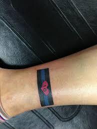 Beati pacifici (blessed are the peacemakers) american flag. Womens Belly Tattoos Wife Tattoo Police Wife Tattoo Police Tattoo