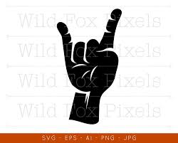 Download Sign Of The Horns Svg Rock Hand Svg Rock And Roll Svg Etsy Rock Hand Rock And Roll Svg Rock And Roll