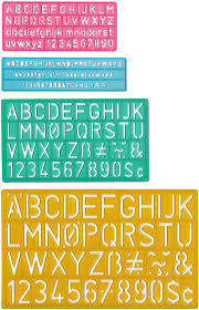 Glow in the dark by felicity. Amazon Com Westcott Letter Stenciling Guides 4 Sizes Tools Home Improvement