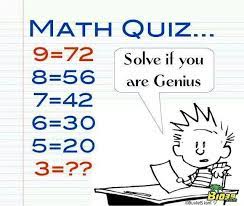 It's like the trivia that plays before the movie starts at the theater, but waaaaaaay longer. Math Quiz Funny Puzzles Brain Teasers Math Questions