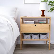 Nordkisa Nightstand Bamboo Ikea In 2020 Bedside Table Ikea Ikea Nightstand Ikea