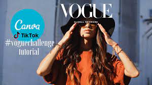 Canva Step By Step Vogue Challenge Tutorial Vogue Magazine Covers Canva Tutorial Vogue