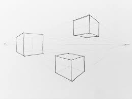 Cómo dibujar un cubo en perspectiva cónica oblicua - Estudio Santaella