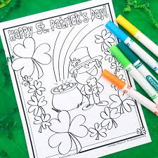 Patrick's day coloring pages ( dibujos del dia de san patricio para colorear ) coloring pages are fun for children of all ages and are a great educational tool that helps children develop fine motor skills, creativity and color recognition! Free St Patrick S Day Coloring Page Projects For Preschoolers