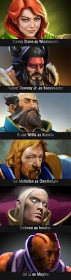 Dota 2 With Hollywood Characters 2 Dota2 Funny Dota 2 Hero