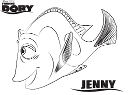 Disney S Finding Dory Jenny Coloring Page Dibujos Manualidades Dibujos A Lapiz